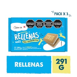 Galletitas Vainilla Rellenas x 291 gr Cuisine & Co