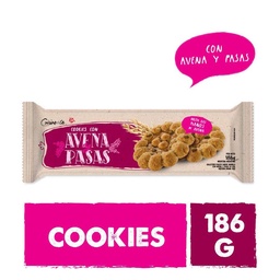 Galletitas con Avena y Pasas Cuisine And Co 186 gr