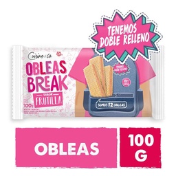 Obleas Sabor Frutilla Cuisine And Co 100 gr