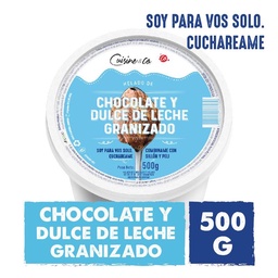 Pote Dulce de Leche Granizado y Chocolate 500 gr Cuisine & Co Nbe Mp
