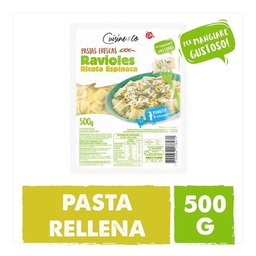 Ravioles Cuisine y Co Ricotta Espinaca 500 gr