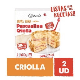 Tapas Pascualina Cuisine y Co Criolla 2 un