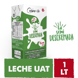 Leche Cuisine y Co Semi Descremada 1l