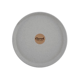 Plato Carol Gris Areia 25 cm