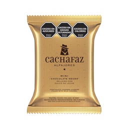 Mini Alfajor Chocolate Negro x 27 gr Cachafaz