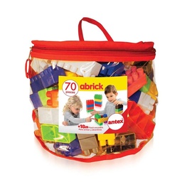Bloques Abrick Antex Bolsón 70Pzs.