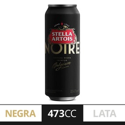 Cerveza Stella Artois Noire 473cc Lata