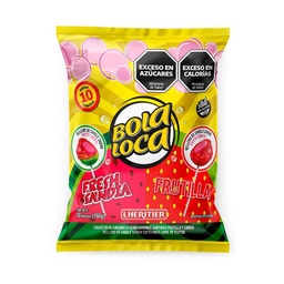 Chupetin Lheritier Bola Loca Frutilla/sandia R