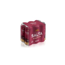 Cerveza Salta Cautiva Roja 473cc Sixpack