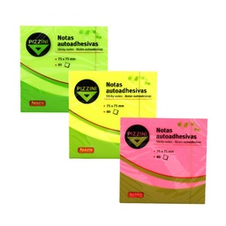 Notas Autoadhesivas 75 x 75 mm Pizzini