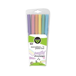 Marcadores Agua X6pastel Pizzini