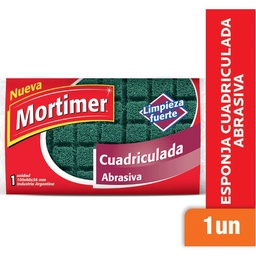 Esponja Cuadriculada Mortimer Abrasiva 1 u