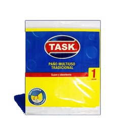 Paño Multiuso Task Amarillo X1un 32X38cm