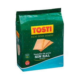 Tostadas de Arroz Sin Sal Tosti 110 gr