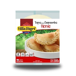 Tapa Empanadas Horno Villa D´a gr 330 gr Blíster 12 u