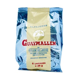 Alfajor Blanco Guaymallen 6 u