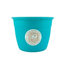 Maceta Simil Madera Azul 16 Beruplast