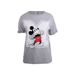 Remera Mujer Mickey-gris 38-44 Disney