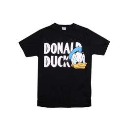 Remera Hombre Donald-negro 38-44 Disney