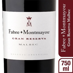 Vino Fabre Montmayou g.res. Malbec x 750 cc