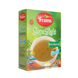 Sopa Light de Verduras Sin Sal Frams 50 gr