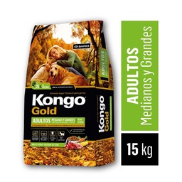 Alimento Kongo Gold Nat Adult x 15kg