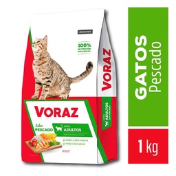 Alimento Voraz Gatos Adulto x 1kg