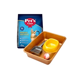 Accesorio para Gatos Pets Class Kit Sanitario X1u