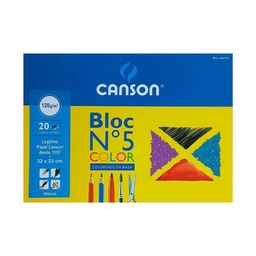 Block de Dibujo Color Nº5 Canson