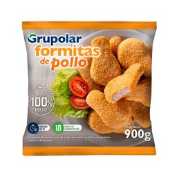 Formitas de Pollo Grupolar 900 gr