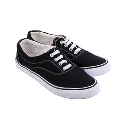 Zapatilla Hombre Lona Baja  39/44 Negro Oi24 u