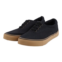 Zapatilla Hombre Lona Cord 39/44 Negro Oi24 Ur