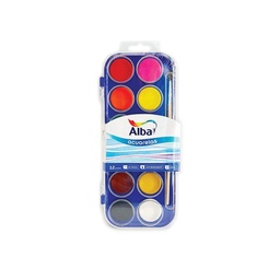 Acuarela  Estuche x 12 Colores - Alba