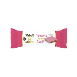 Galleta de Arroz Bañada Deluxe Frutilla X108gr