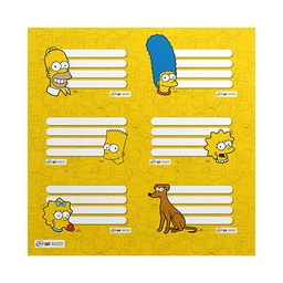 Etiquetas Simpsons Mooving