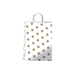 Bolsa Lun Golden Dots 30X12x41