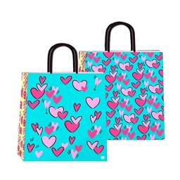 Bolsa Love Colors Market Self 22x10 cm x1 un