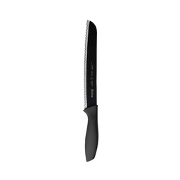 Cuchillo Pan Línea Basic 8 Negro Hudson x1 u