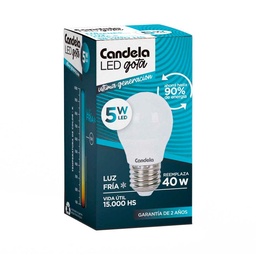 Led Gota E27 Fría 5W Candela