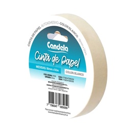 Cinta de Papel 18 mm x 50 m Candela
