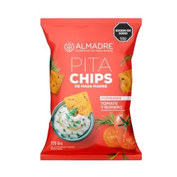 Pitachips de Masa Madre Almadre Tomate y Romer