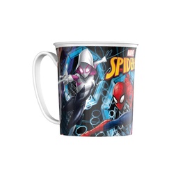 Taza Plastica Grande  Spiderman  330 ml  Bel Gioco