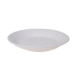 Plato Hondo Ceramica  20cm Blanco Suka