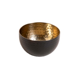 Bowl de Acero Inoxidable Black & Golden Nisha