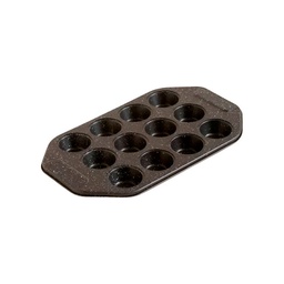 Molde de Acero para Muffins x 12 Negro Granito 31X18,5x2 cm