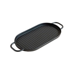 Plancha Oval Fundicion con Asas 30x16,5 cm