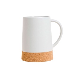 Jarro Mug White Base de Corcho 410 ml