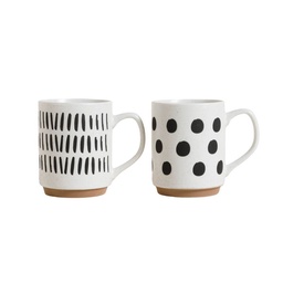 Jarro Mug Diseño Surtido Black & White 360 ml