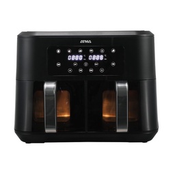 Freidora Sin Aceite Doble con Visor Atma