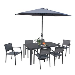 Set Comedor Caño Text C/somb 6P Dalia Outzen